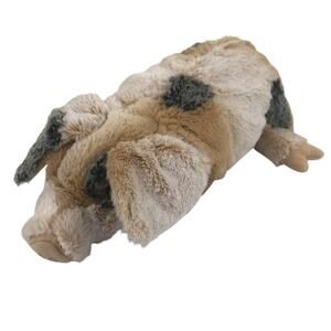 Folkmanis Grunting Pig Piglet 15'' Hand Puppet Plush #2991 Farm Animal Pink Gray